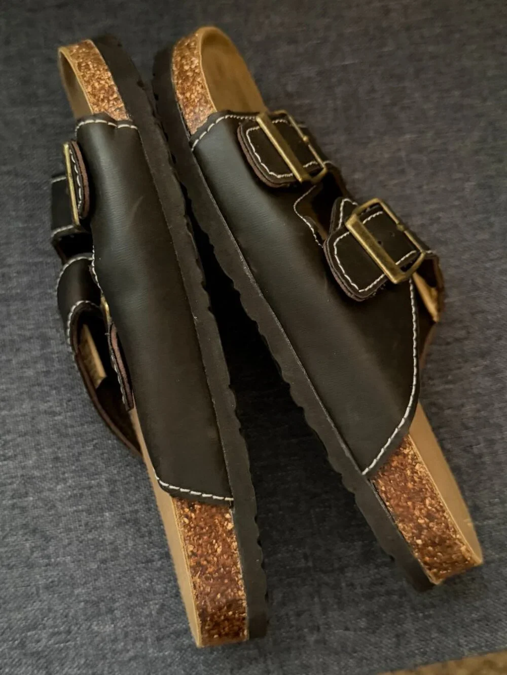 Toddler Buckle Slide Sandals, Size 11M